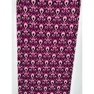 Pink Black Sparkle 2-Way Stretch Fabric 60" Wide x 54" Long Sewing Material